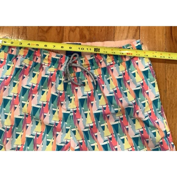 Michael’s Swim Shorts Trunks Size Extra Large Colorful Sailboats Made In USA - Picture 3 of 10